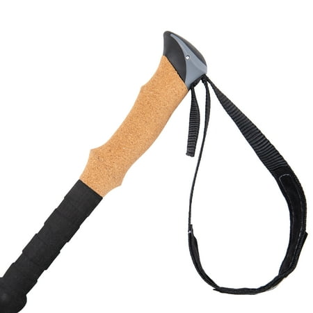 Ozark Trail Aluminum Folding Quick Lock Trekking Poles with Cork Grip, 2 Hiking Poles