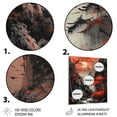 thumbnail image 3 of Designart "Maple s Nocturnal Dance III" Japon Landscape Metal Wall Art Prints, 3 of 5