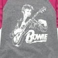 thumbnail image 3 of David Bowie - Bowie Punk - Toddler & Youth Girls Raglan Graphic T-Shirt, 3 of 4