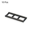 thumbnail image 3 of Uxcell DIP IC Chip Socket Adapter Round Pin 40P 2.54mm Pitch IC Socket for PCB Board Chip, 10 Pack, 3 of 7