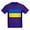 Purple, variant on CafePress - Flag Of Ukraine T Shirt - Dark T-Shirt Kids XS-XL