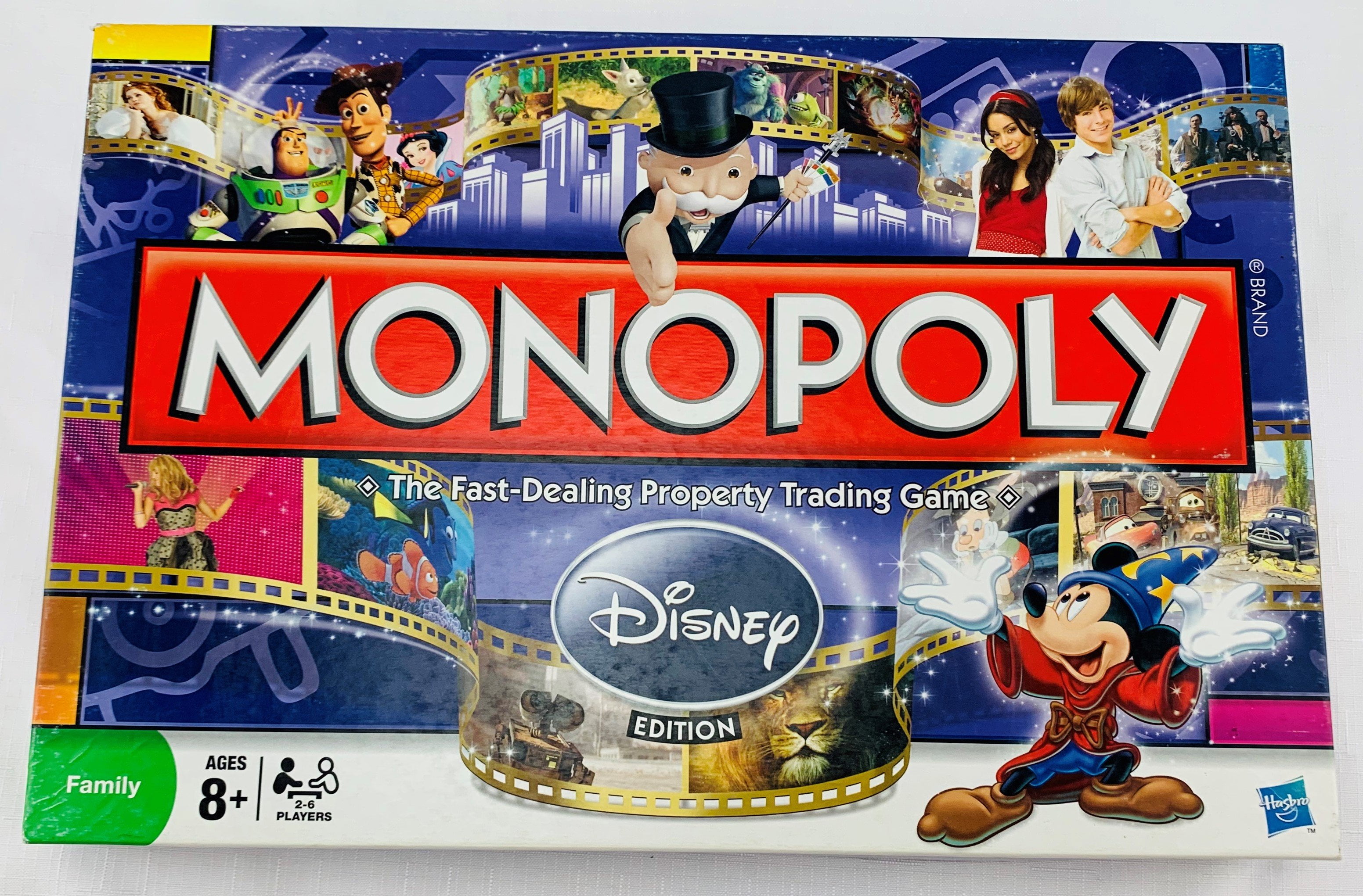 Pixar Edition Board Game for Kids 8 and Up Buy Locations from Disney Details about   Monopoly 