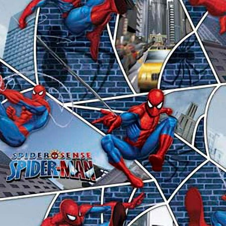 Creative Cuts Cotton 44" wide, 2 yard cut fabric - Spider Man