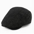 thumbnail image 3 of Boina de espiga para hombre, gorra cálida para la parte delantera, gorro cálido para personas de mediana edad y mayores, gorro de lana para otoño e invierno, 3 of 6