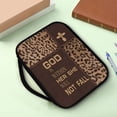 thumbnail image 2 of Suhoaziia Bible Bags for Women Organizer Leisure Lightweight Leopard Pattern Cross Bible Holder Bag with Zippered Pocket for Students Prayer Bible Case Purse, 2 of 7
