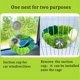 thumbnail image 4 of Portable Suction Cup Bird Perch Nest for Travel Car Window Glass, Warm Bird Sleeping hut Snuggle Bed for cage (Small size forest green), 4 of 5