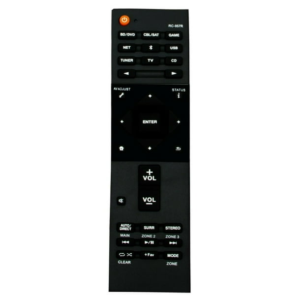 RC957R Replace Remote Control for Pioneer Receiver VSXLX303 SCLX502