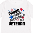 thumbnail image 4 of Inktastic Proud Granddaughter of a Veteran Veterans Day Girls Long Sleeve Toddler T-Shirt, 4 of 5