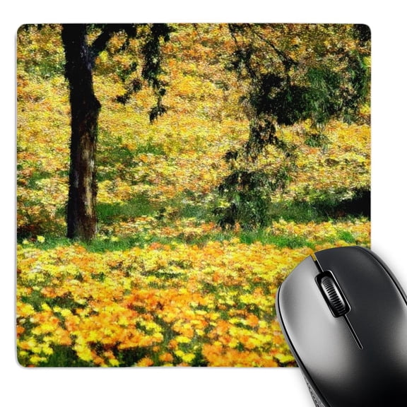 3dRose, Yellow Meadow Impressions, MousePad