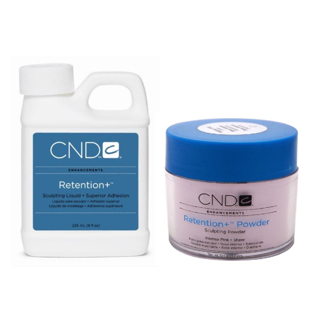 CND Retention+ Acrylic Nail Sculpting LIQUID 8OZ + Acrylic Nail