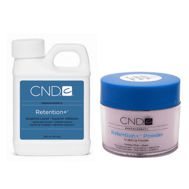 CND Retention+ Acrylic Nail Sculpting LIQUID 8OZ + Acrylic Nail