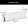thumbnail image 5 of Lightweight Metal Heatsink for DDR5 DDR4 DDR3 Heat Dissipation Protective Heat Dissipation Pad Gaming PC, 5 of 13