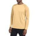 thumbnail image 2 of Long Sleeve Shirts Men UPF 50+ UV Sun Protection Athletic Shirts for Outdoor Hiking Running Workout Rash Guard Yellow 2XL, 2 of 7
