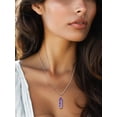 thumbnail image 3 of Bestyle Hexagonal Tree of Life Necklace for Women, February Crystal Birthstone Pendant Healing Jewelry Gifts for Her Mom Wife Daughter, 3 of 8