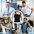 thumbnail image 7 of Compression Shirts for Men to Hide Gynecomastia Moobs Slimming Body Shaper Vest Abs Tank Top Undershirt, 7 of 7