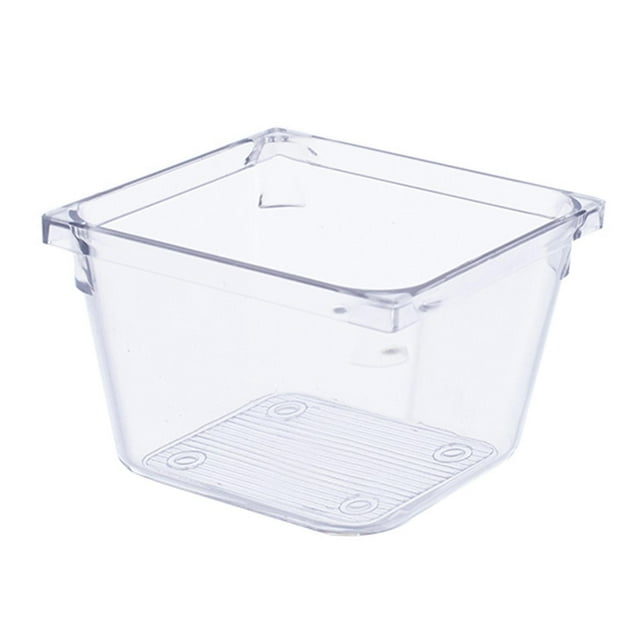 Organizador de cajones, contenedor de almacenamiento, mesa versátil, organizador divisor apilable S
