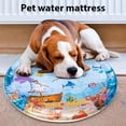 thumbnail image 1 of Portable Sensory Play Mat Lying Down Water Play Mat Summer Pet Mat Interactive Play Mat With Fish Suitable For Bored Indoor Cats To Play Alone And Feel Cool, 1 of 3