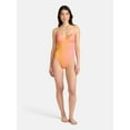 thumbnail image 2 of No Boundaries Ribbed One Piece Swimsuit, Women’s, 2 of 4