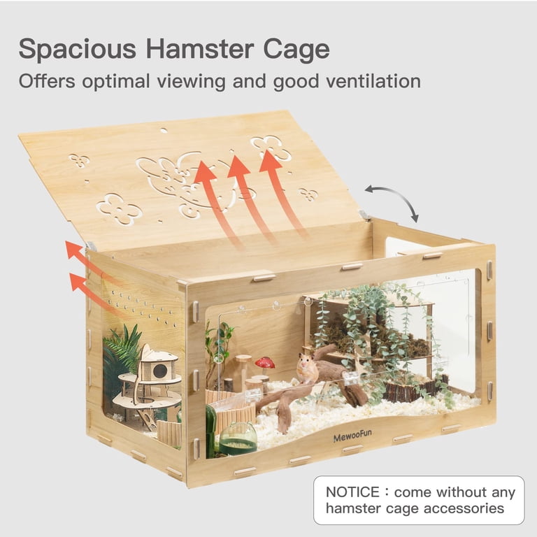 Image result for Large Hamster Enclosure Large Hamster Cages,2-Tier Syrian Hamster Dwarf ...