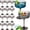 Black-12, variant on 12 Classic Color Plastic Martini Cups 10 Oz Disposable Dessert Parfait Glassware