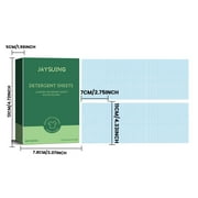 2packs Laundry Detergent Sheets Sustainable Sanitizer Strips Ideal For Travel Home Liquidless Laundry By Cleanomic