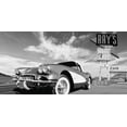 thumbnail image 2 of Gasoline Images 24x14 White Modern Wood Framed Museum Art Print Titled - Cruisin USA - BW, 2 of 4