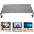 thumbnail image 5 of KAKOWELY Aluminum Alloy Monitor Riser Desktop Computer Screen Stand Laptop Holder Notebook Shelf (Grey),14.57X"X8.66"X2.36", 5 of 5