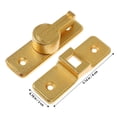 thumbnail image 2 of FUTUREORYY Self-Locking Gate Latch Zinc Alloy Golden for DIY Enthusiasts 1Set, 2 of 6