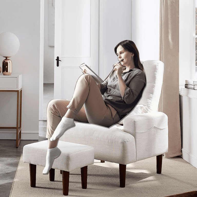 Walmart accent chair outlet with ottoman