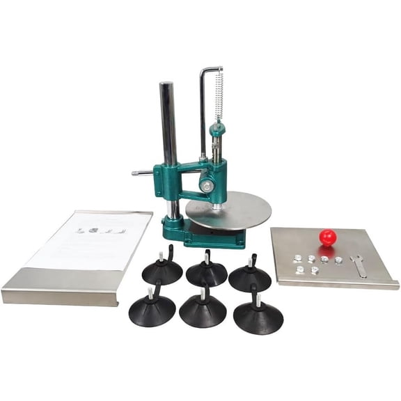 Household Manual Pizza Dough Press 7.8inch Stainless Steel Pastry Dough Press