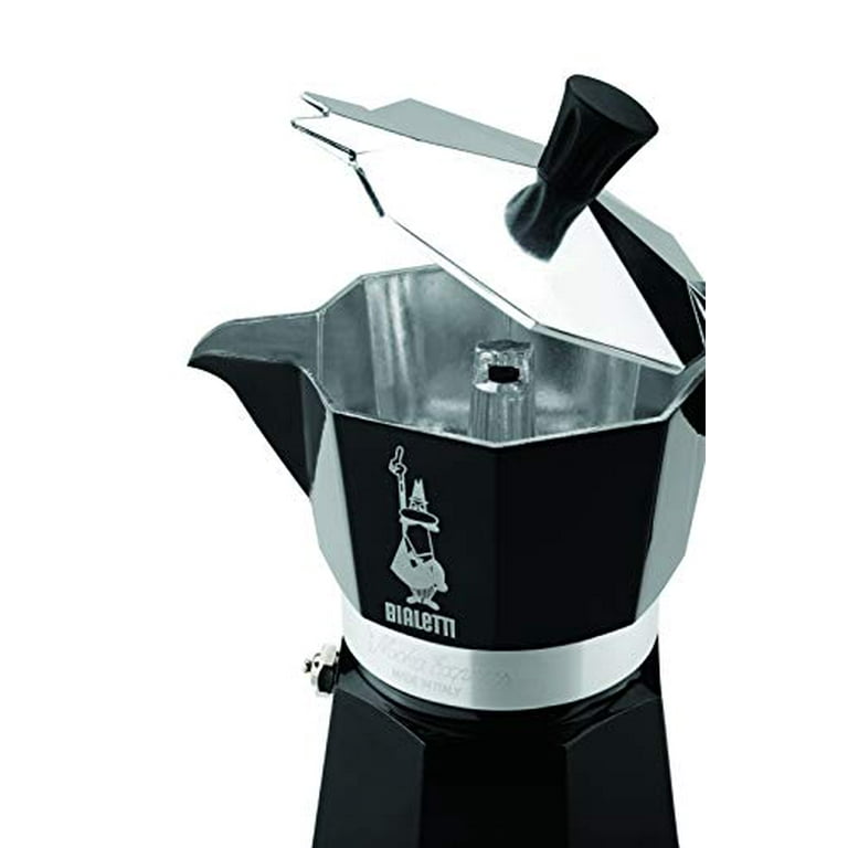 Bialetti 6 Cup Moka Stovetop Express Espresso Maker - Black