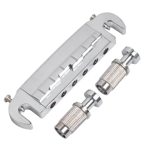 1set Chrome Stop Tailpiece Bridge Bridge Tailpiece Guitar Parts GIBSON Les Paul