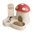 thumbnail image 2 of Cottage Style Pet Feeder Water Dispenser Food Storage Sealed Auto Refill for Cats Dogs Small Pets Indoor Feeding Station Cute Decor, 2 of 7