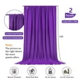 thumbnail image 2 of Telón de fondo ZEBMOON morado, 152 x 305 cm, satinado, 2 paneles, 2 of 6