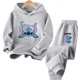 thumbnail image 3 of Sudadera con capucha de punto para niños y niñas, sudadera de manga larga para bebés, sudadera de punto de otoño para niños de 3 a 14 años, ropa de calle para niñas, 3 of 5