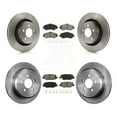 thumbnail image 1 of Transit Auto Front Rear Disc Brake Rotors and Semi-Metallic Pads Kit for Car Jeep Liberty Dodge Nitro with 332mm Diameter Rotor K8S-101005, 1 of 11