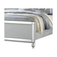 thumbnail image 2 of Sterling Queen Size LED Bed made with Solid wood in Silver, 2 of 5