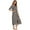 Gray, variant on Magazine Women's Zipper Robe, Long-sleeved Full Length Bathrobe Sleepdress with Pockets