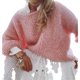 thumbnail image 4 of Suéter de mohair de Amoy Factory para mujer, estilo europeo y americano, para primavera y otoño, informal, de punto, de gran tamaño, 4 of 4