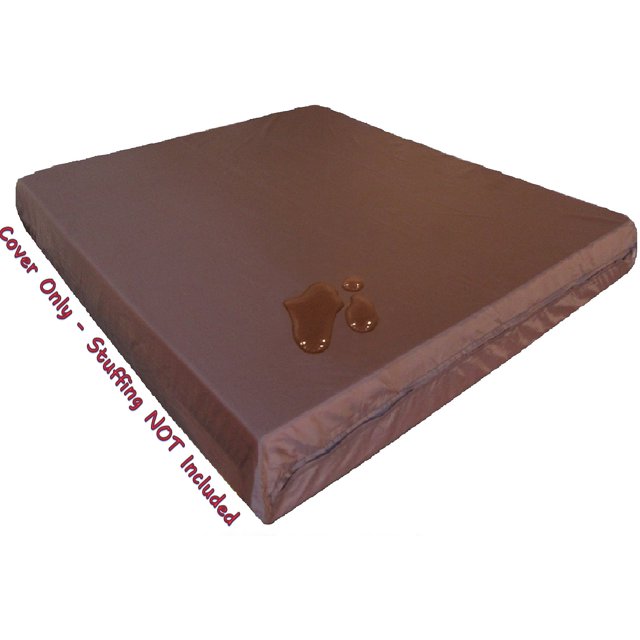 Dogbed4less 1 paquete de funda de edredón interna impermeable con cremallera para cama de perro Jumbo/XXXL grande de 55 x 47 x 4 pulgadas con almohadilla de espuma viscoelástica para cama para mascota