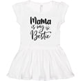 thumbnail image 3 of Inktastic Mama is My Bestie Girls Toddler Dress, 3 of 5