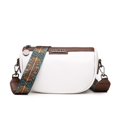 thumbnail image 1 of Bolso Hombro PU para Mujer Bolsos Bolsos Mano Retro Correa Ajustable (blanco), 1 of 7