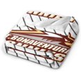 thumbnail image 2 of St Bonaventure University Logo Fleece Blanket, Very Soft Microfiber Flannel Blanket for Couch Warm and Cozy for All Seasons, 2 of 6