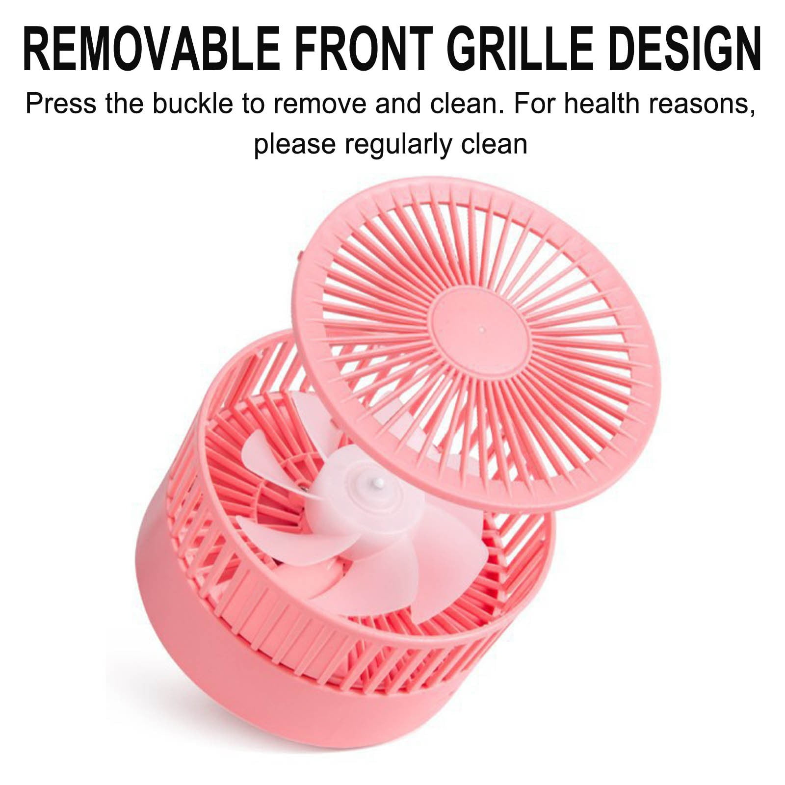 Bdday Table Fans for Bedroom Battery Operated Portable Foldable Standing Fan Rechargeable Usb Personal Floor Fan with Adjustment Height Fans for Home