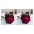thumbnail image 2 of Ounissouiy Nuevo Rosa Seda Artificial Ramo Boda Decoración Hogar Flores Arreglo Type2 NO2, 2 of 5