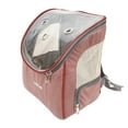 thumbnail image 1 of Sac à Dos pour Chien et Chat Approuvé par les Compagnies Aériennes pour Petits Chiens - Imperméable, Résistant aux Taches, Sac à Dos de Randonnée pour Chien avec Couverture en Maille, Ceinture - Cuir Rose, 1 of 7