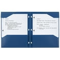 thumbnail image 5 of Five Star 2-Pocket Stay-Put Plastic Folder, Pacific Blue (333420A-WMT22), 5 of 7