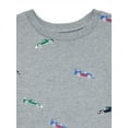 thumbnail image 2 of Garanimals Toddler Boy Printed Fleece Sweatshirt, Sizes 2T-5T, 2 of 3