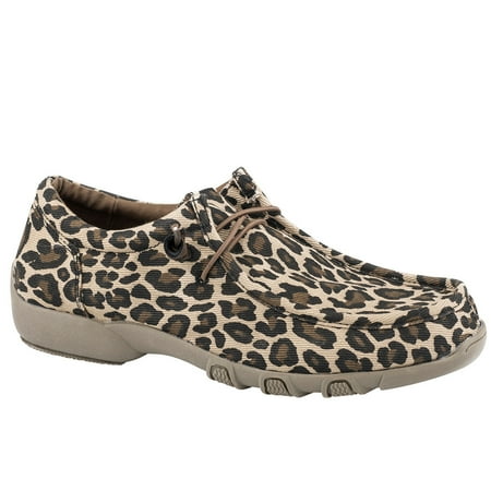 

Roper Womens Chilin Leopard Chukka Flats Casual