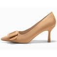 thumbnail image 2 of Women's Closed Pointed Toe Pumps Stiletto High Heels Wedding Party Dress Shoes, 2 of 4